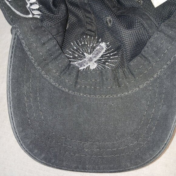 ADAMS FASHION HEADWEAR, "WILD AND FREE " EMBROIDERED GRAY CAP, NWOT - Picture 8 of 8